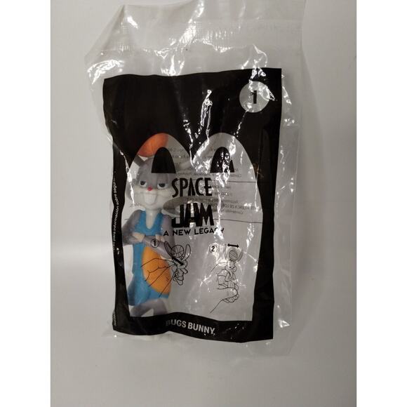 BUGS BUNNY #1 Space Jam McDonalds 2021 Happy Meal Toy x1 *NEW FACTORY SEALED* - Picture 1 of 1